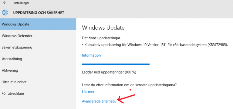 Kommer Inte In På Windows Update